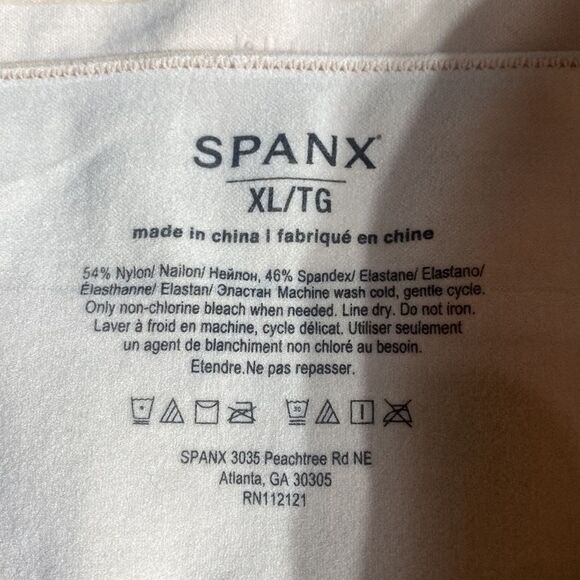 Spanx nude mid thigh high waisted Shapewear xl soft - Picture 3 of 4
